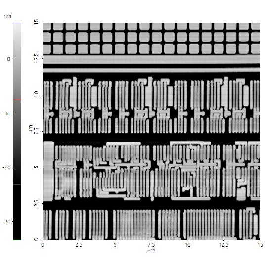 Patterned Si Device