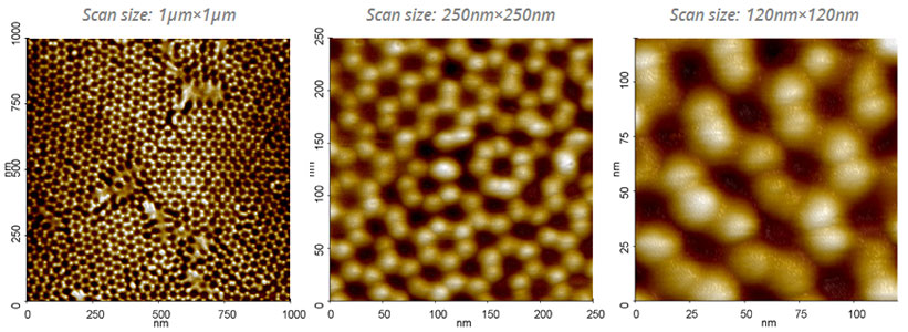 Nano-arrayed-particles